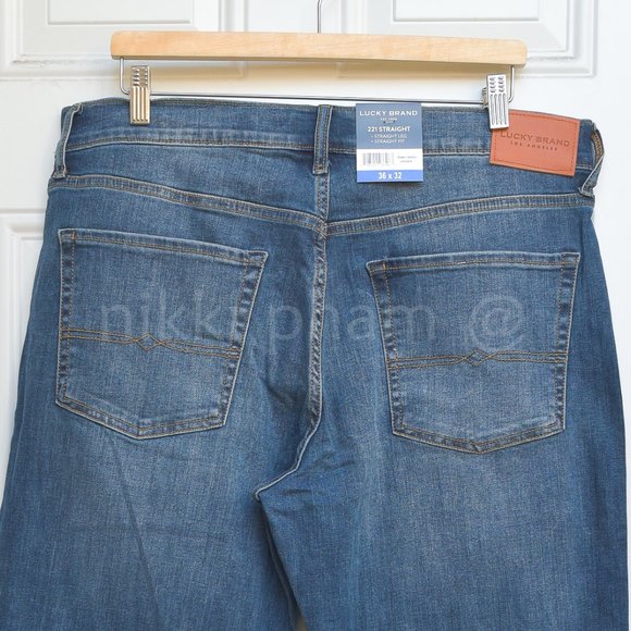 NWT Lucky Brand Men's 221 Original Straight Fit Straight Leg. - Picture 5 of 5